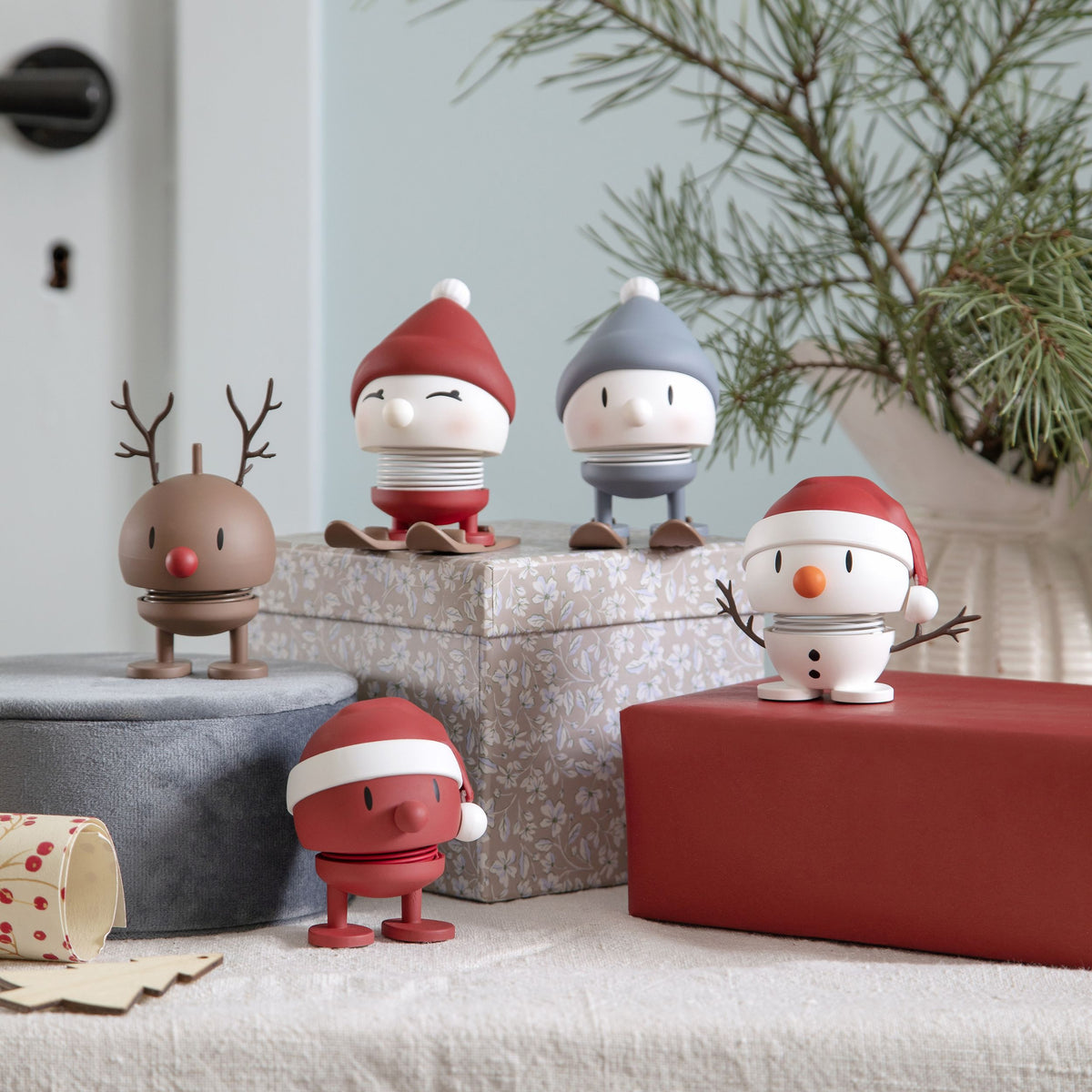 Holiday Santa Snowman Soft White