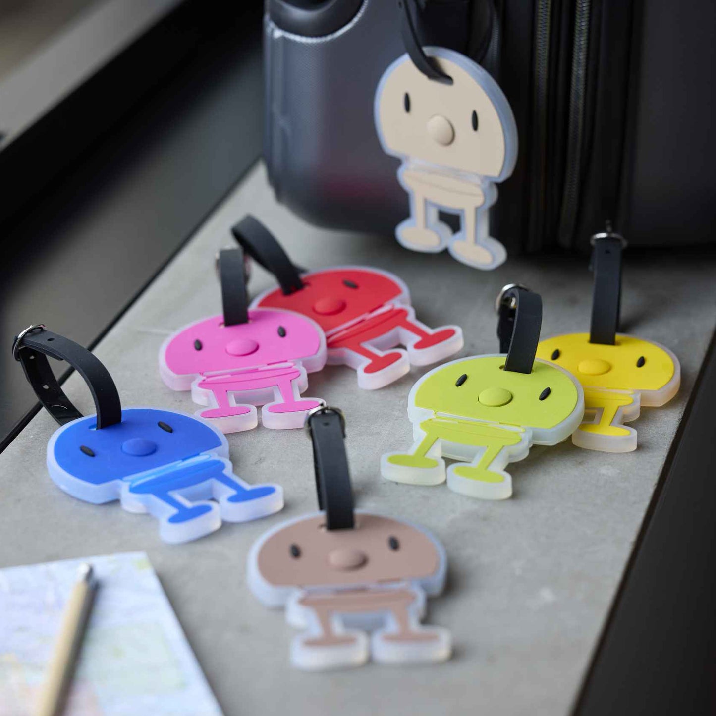 Hoptimist Bag Tag Latte