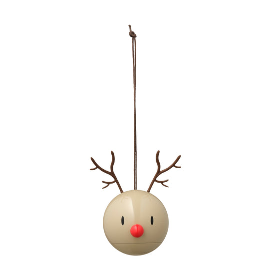 Holiday Reindeer Ornaments Latte / 2pcs