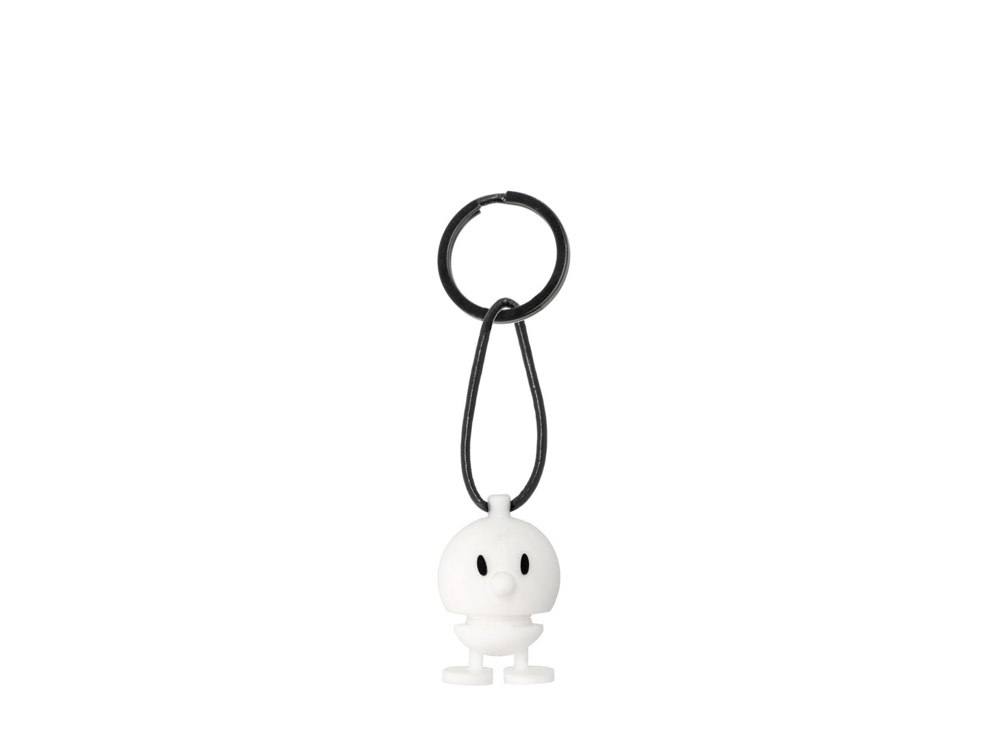 Hoptimist Key Chain / White