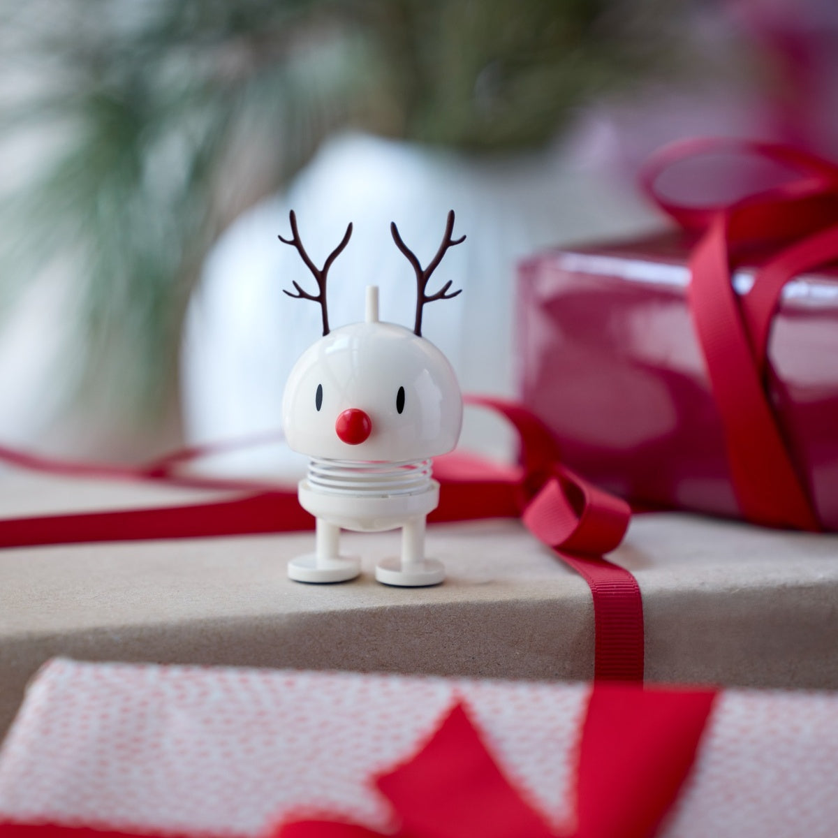 Holiday Reindeer White XS