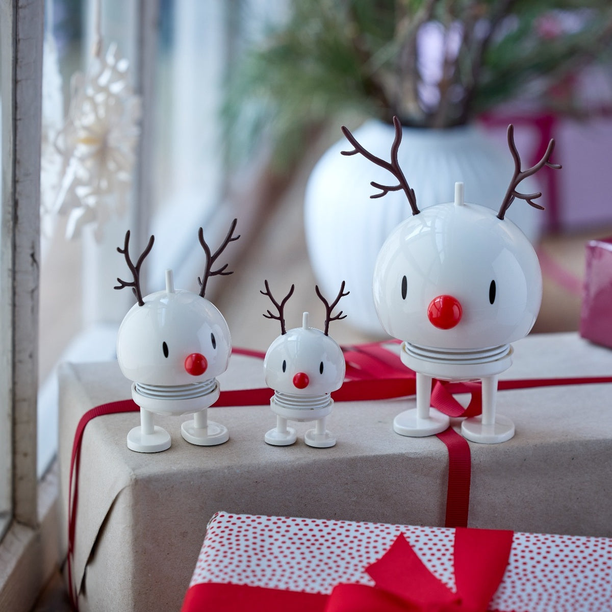 Holiday Reindeer White XS