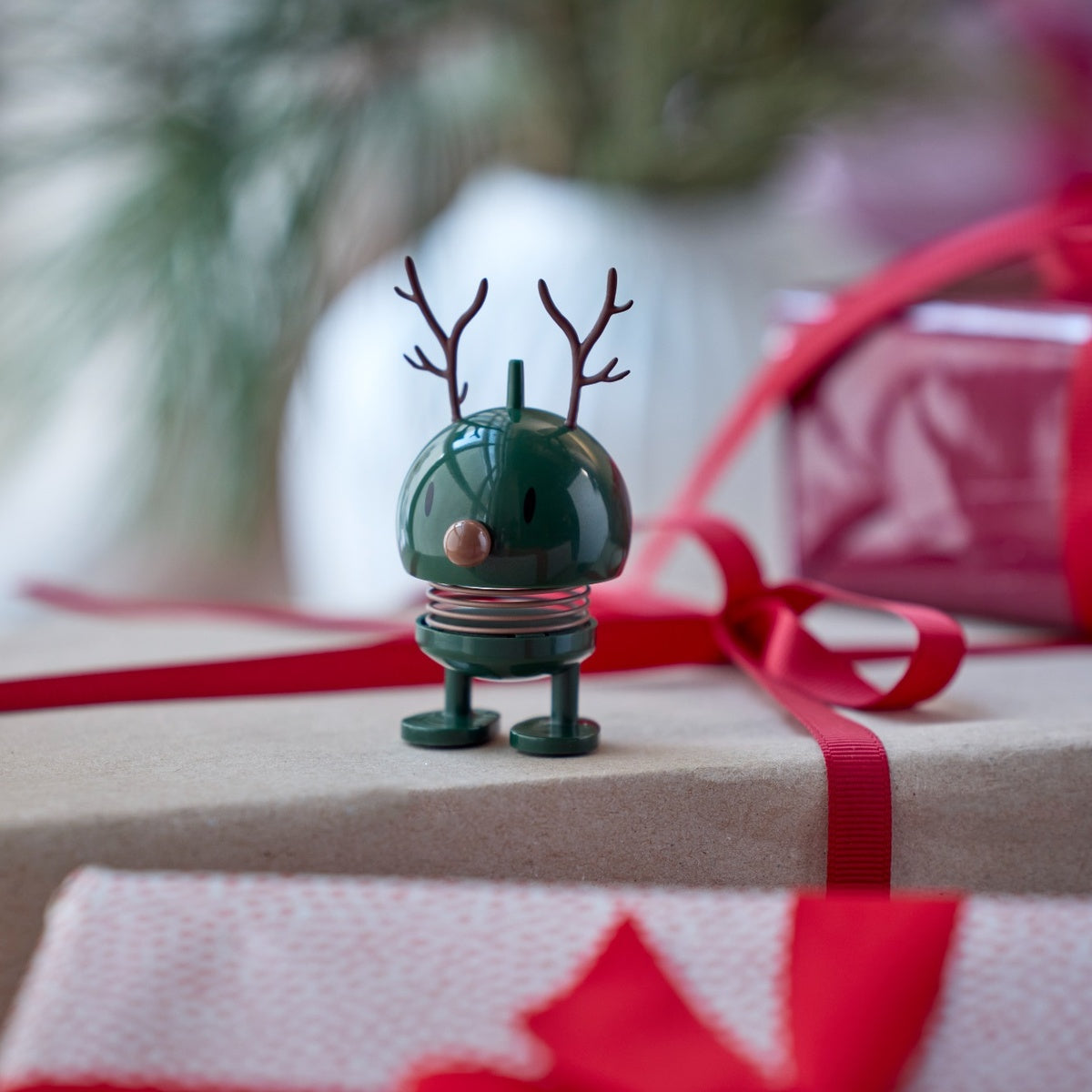 Holiday Reindeer Pine green XS